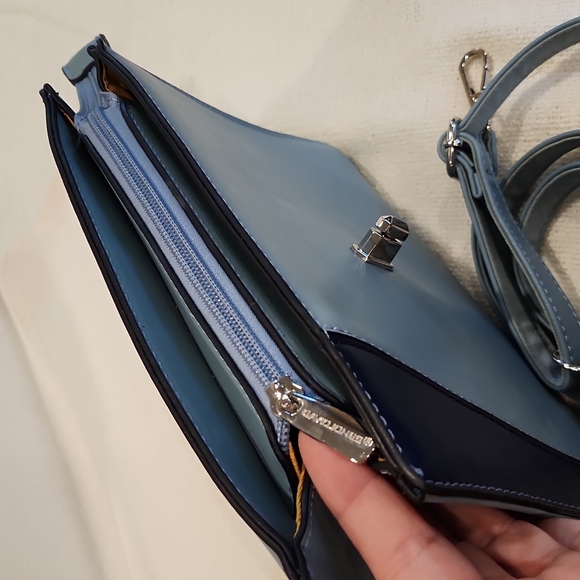 David Jones Paris Vegan Leather Handbag - Picture 8 of 13